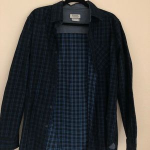 Dark Blue Flannel
